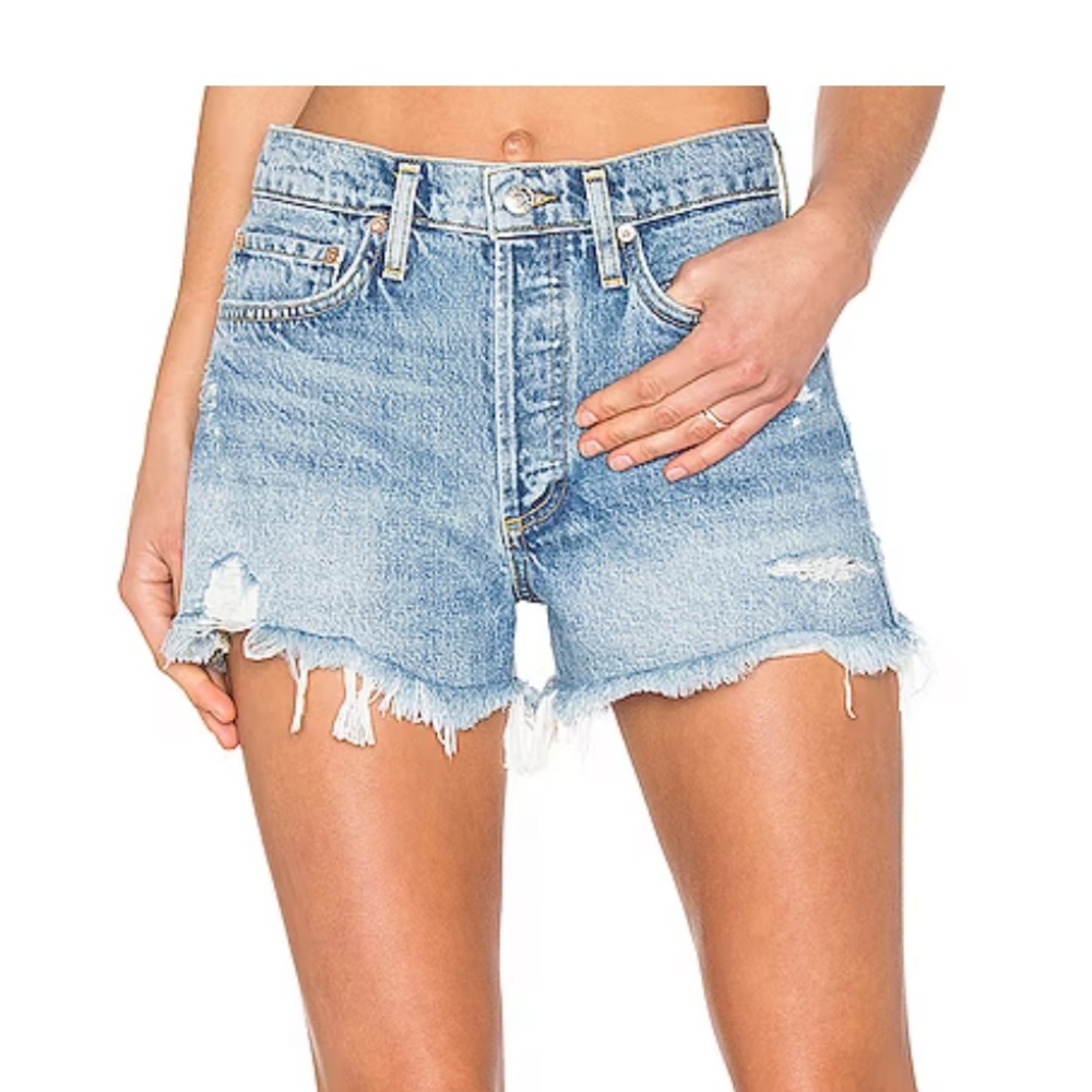 BNWT Agolde Parker Denim Short Size 32